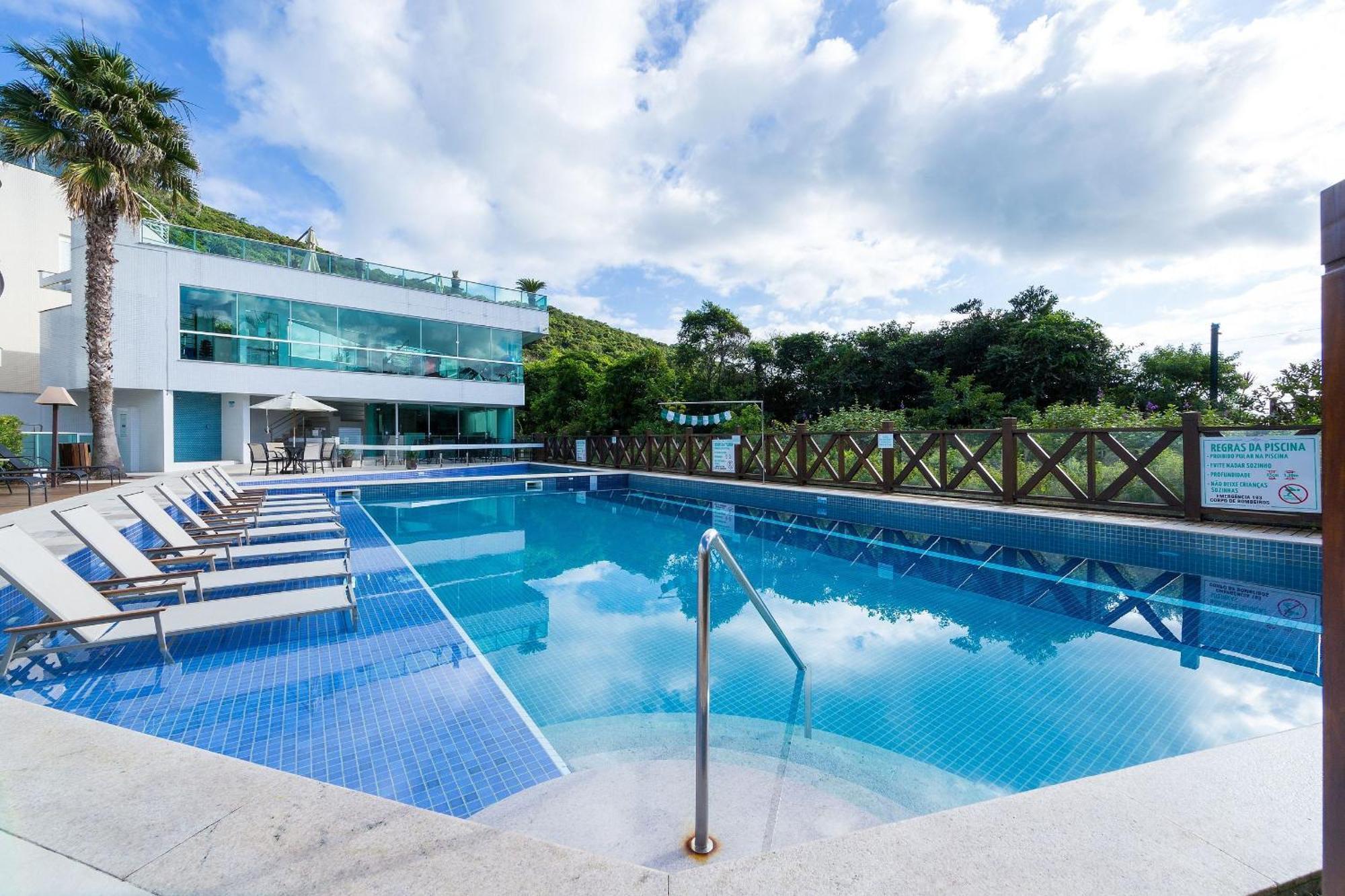 Varandas Do Atlantico 101A - Excelente Apartamento Em Condominio De Luxo A Beira Mar - Piscina Climatizada - Academia - Bombinhas Extérieur photo