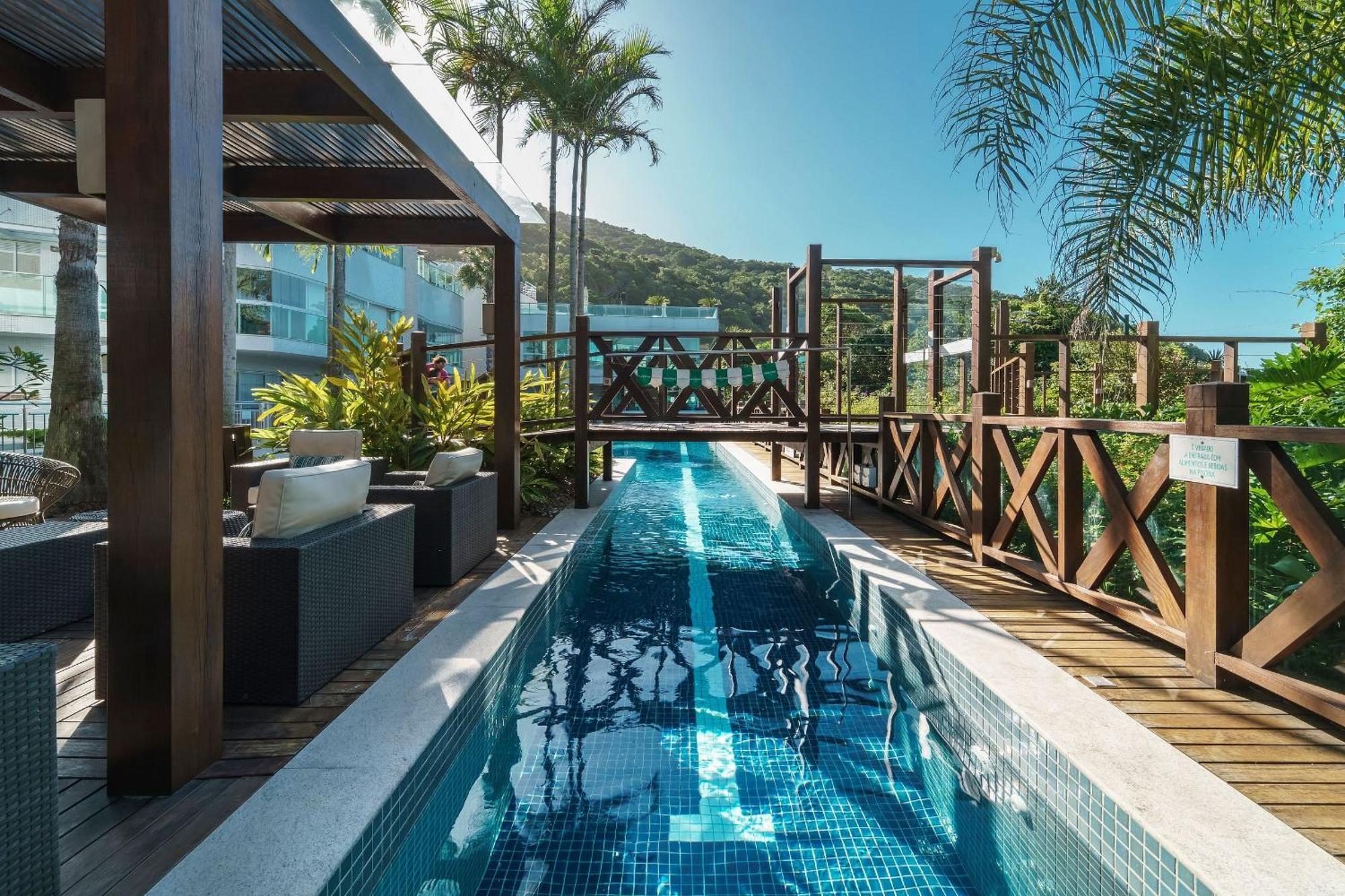 Varandas Do Atlantico 101A - Excelente Apartamento Em Condominio De Luxo A Beira Mar - Piscina Climatizada - Academia - Bombinhas Extérieur photo